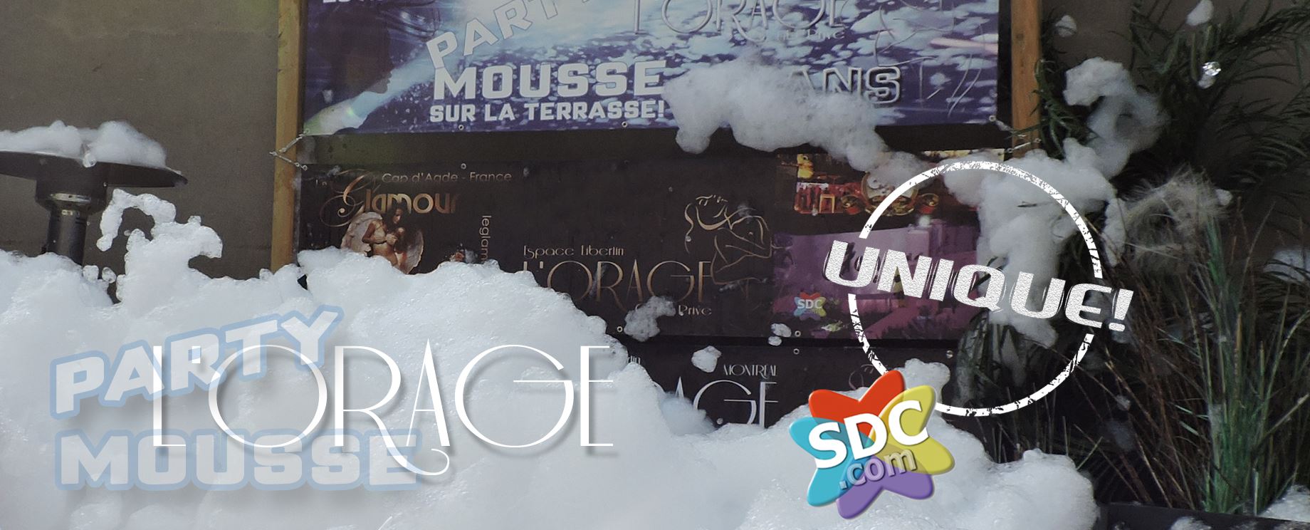 This Saturday: Join me at SDC’s 5 à Sex at l’Orage Club + Foam Party!