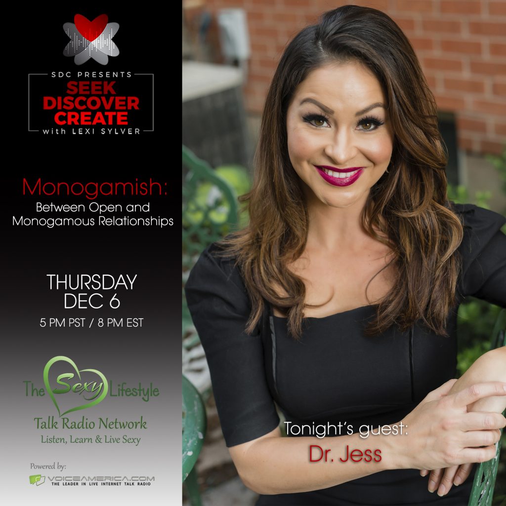 Dr. Jess on Lexi Sylver's Podcast | Seek Discover Create by SDC | The Sexy Lifestyle Network on Voice America