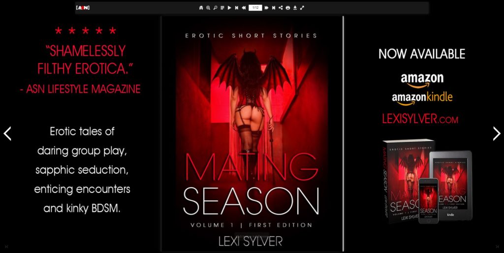 Mating Season: Erotic Short Stories by Lexi Sylver on ASN Lifestyle Magazine