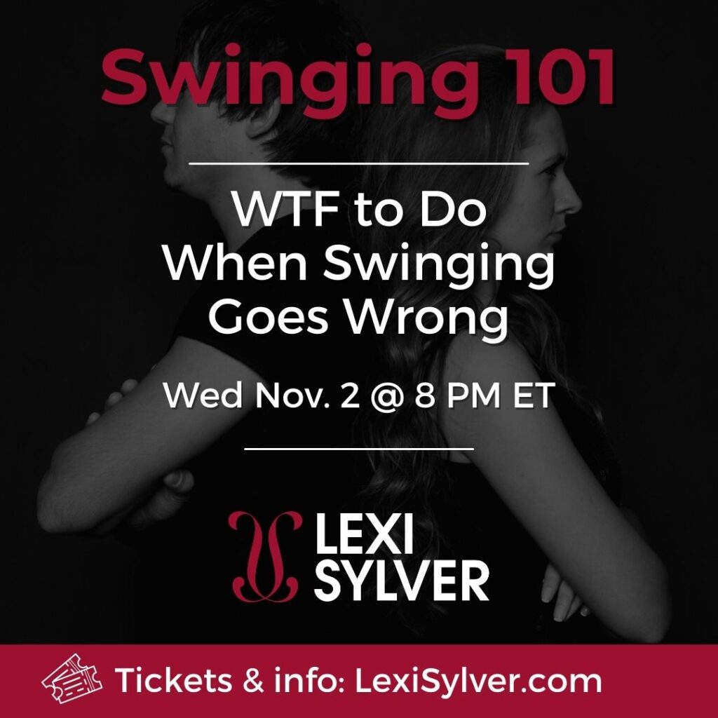 When Swinging Goes Wrong Lexi Sylver Swinging 101 Swinger Coach